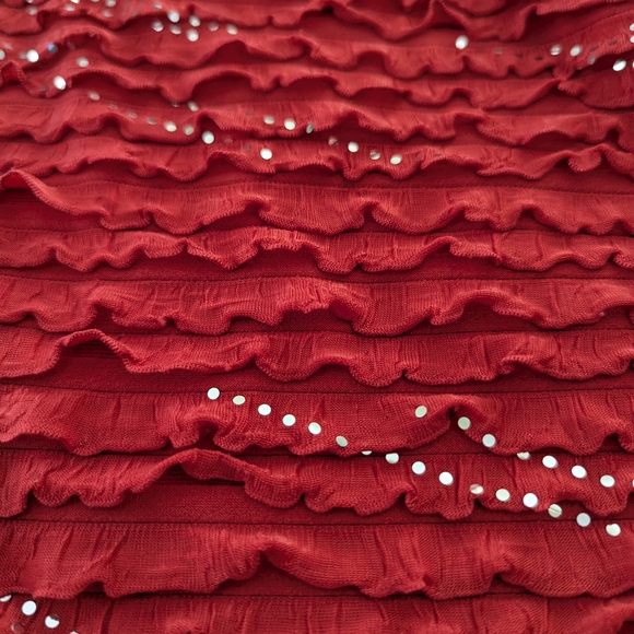 Essentials Ruffled & Sequined Blouse - Picture 6 of 9